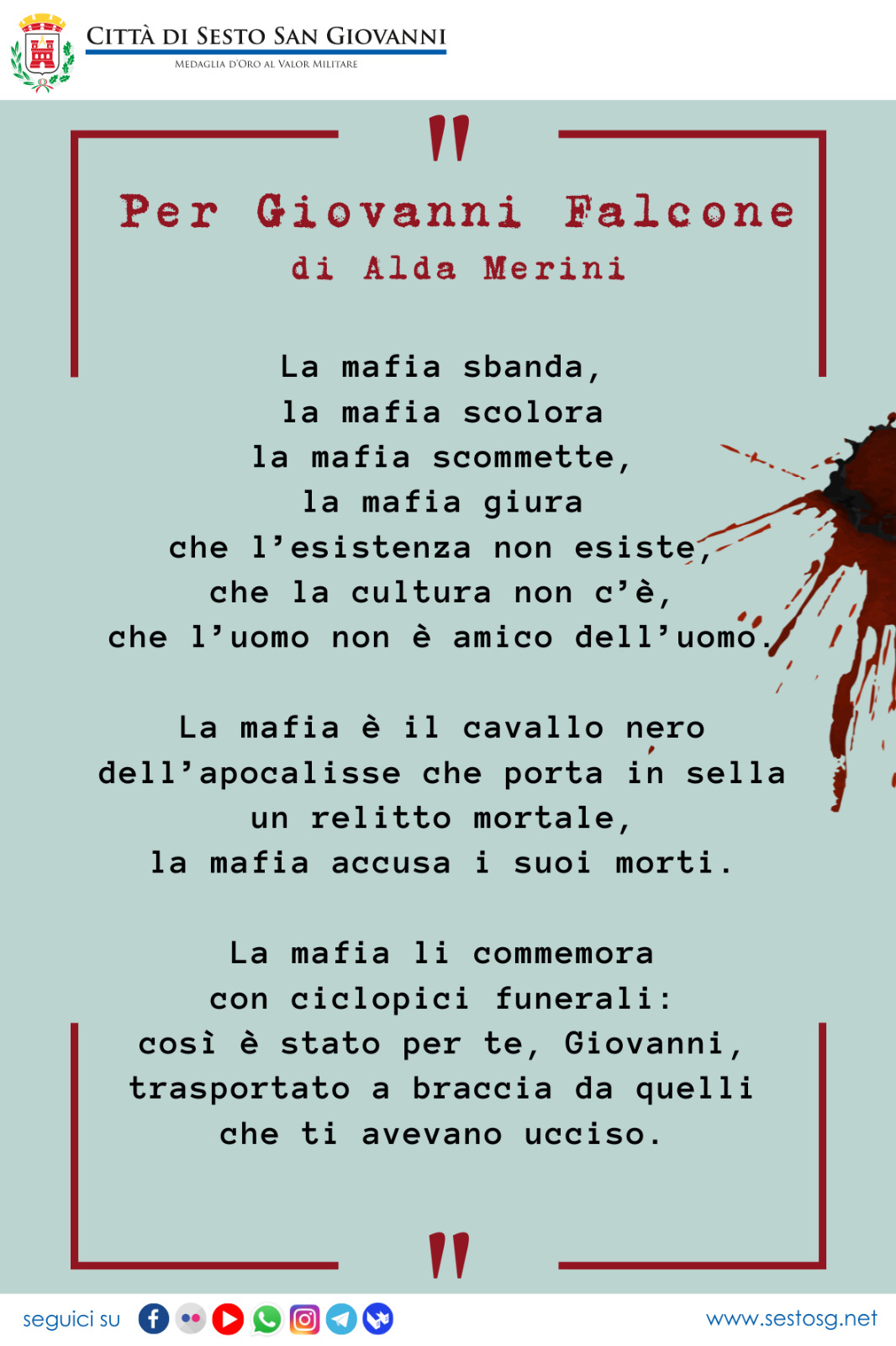 immagine di galleria 'Giornata della Memoria e dell’Impegno in ricordo delle vittime innocenti delle mafie 2024'