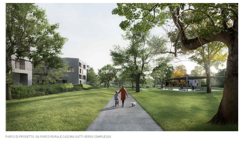 immagine di galleria 'Rigenerazione urbana a Cascina Gatti Ovest- AUC 1'