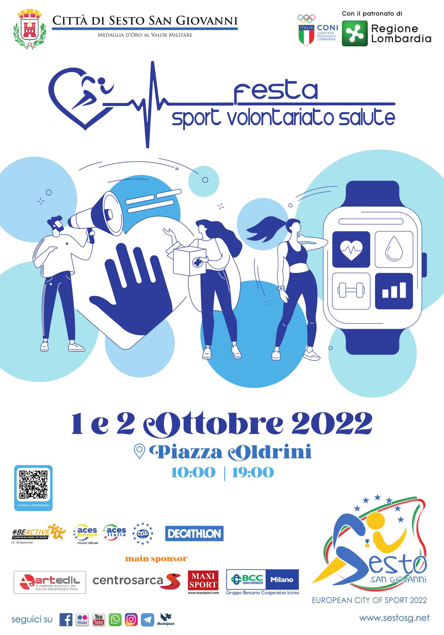 immagine di galleria 'Festa dello Sport, del Volontariato e della Salute 2022'