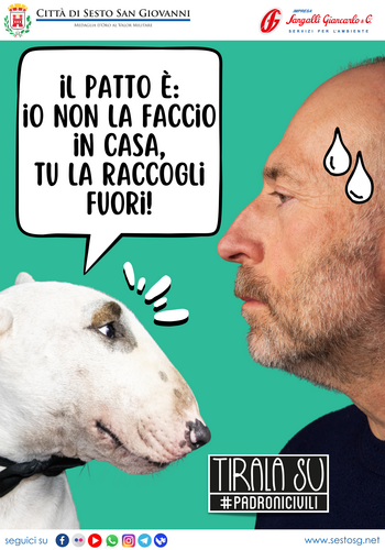 immagine di galleria 'Hai un cane? Devi raccogliere la sua cacca'
