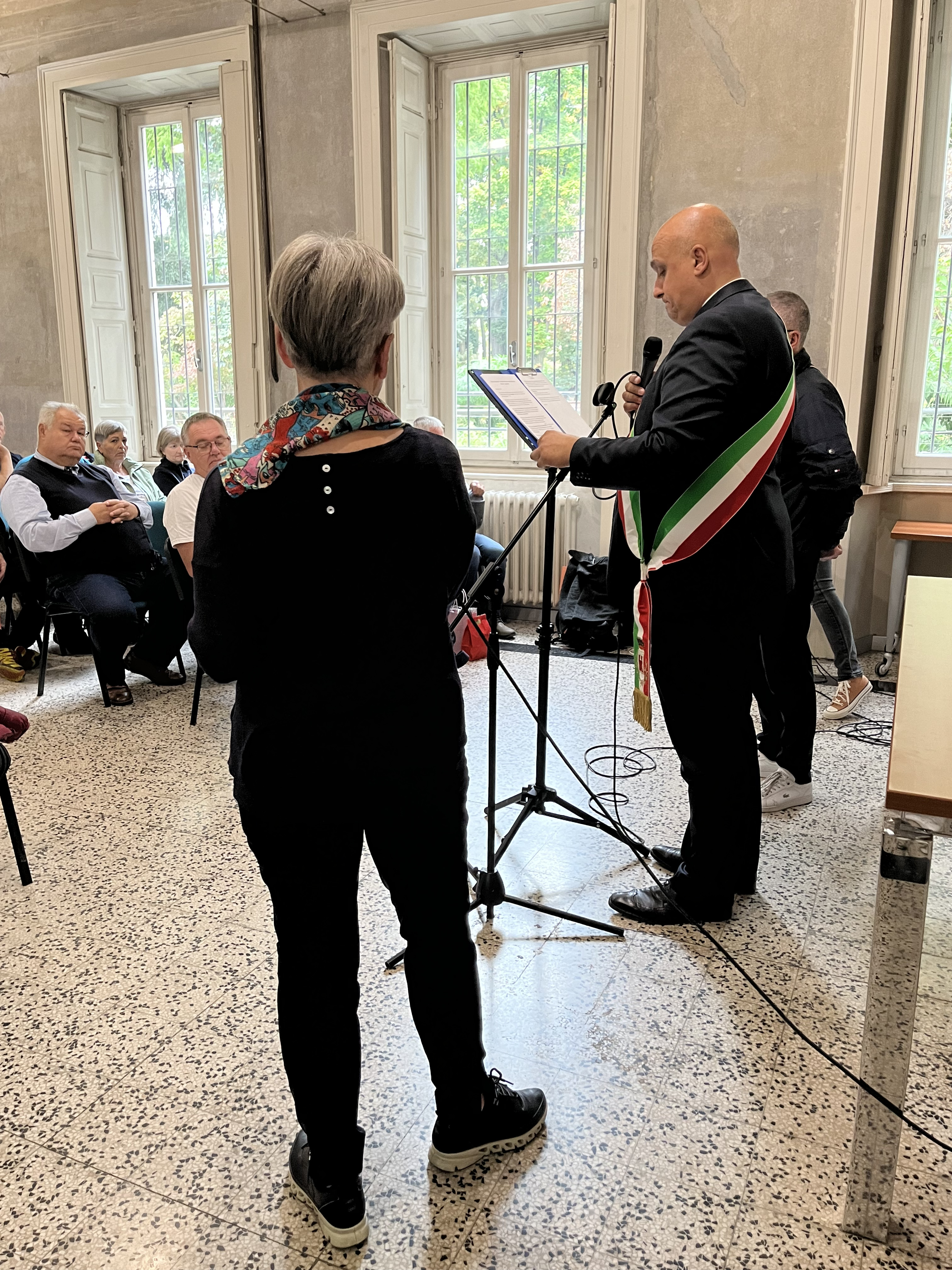 immagine di galleria 'Visita della delegazione di Langenstein'