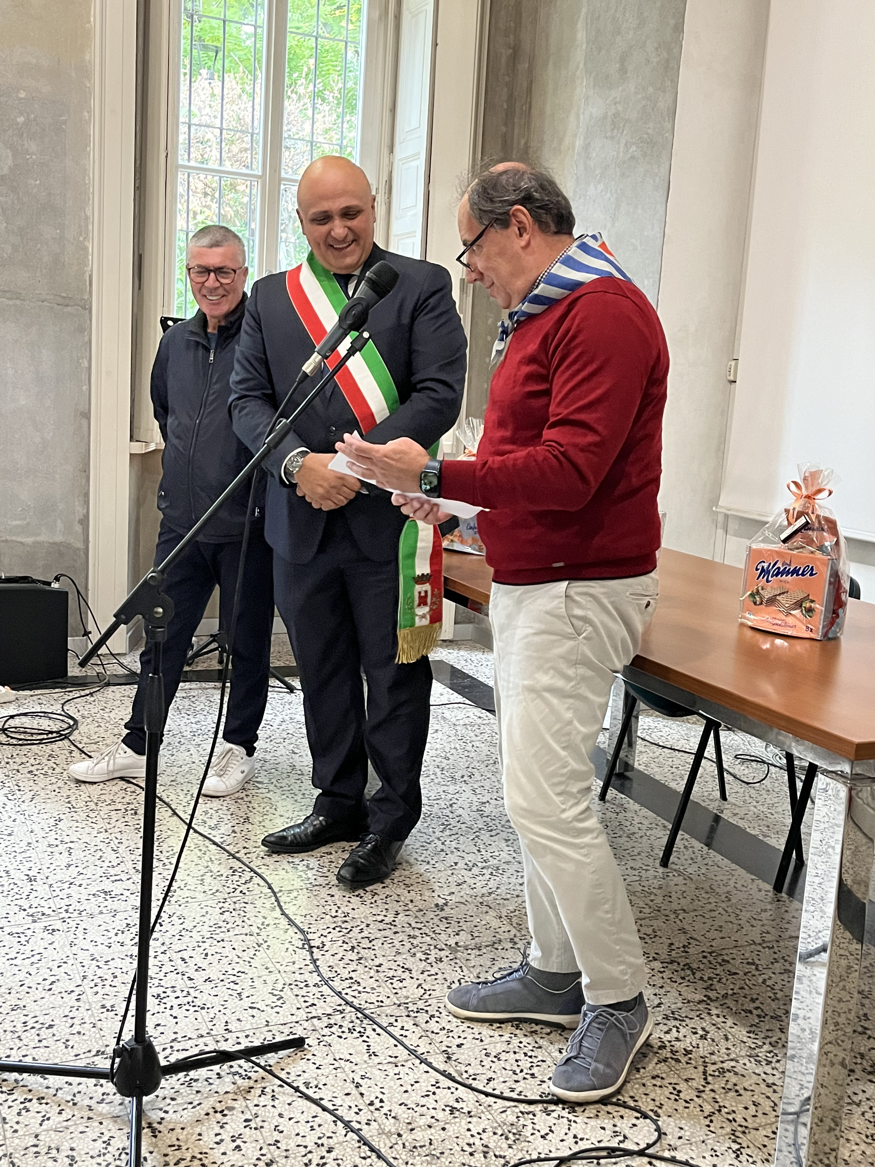 immagine di galleria 'Visita della delegazione di Langenstein'