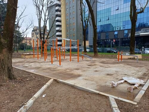 immagine di galleria 'Riqualificazione del giardino Bazzega-Corridoni Padovani'