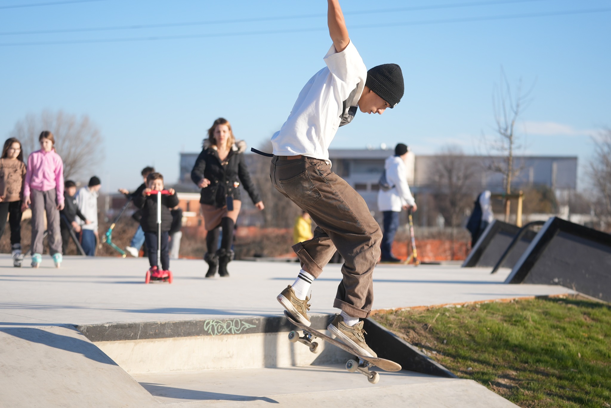 immagine di galleria 'Sixth plaza: la festa di inaugurazione dello skatepark nel Parco di Cascina Gatti'