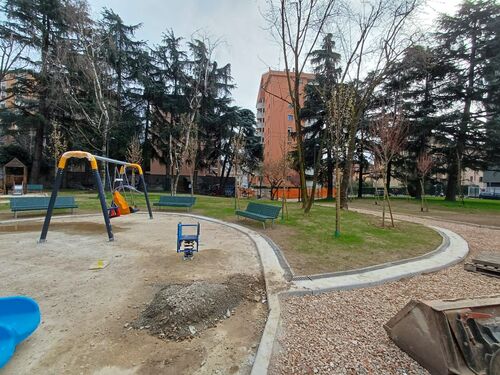 immagine di galleria 'Riqualificazione del giardino Bazzega-Corridoni Padovani'