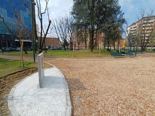 immagine di galleria 'Riqualificazione del giardino Bazzega-Corridoni Padovani'