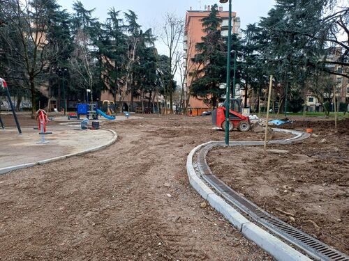 immagine di galleria 'Riqualificazione del giardino Bazzega-Corridoni Padovani'