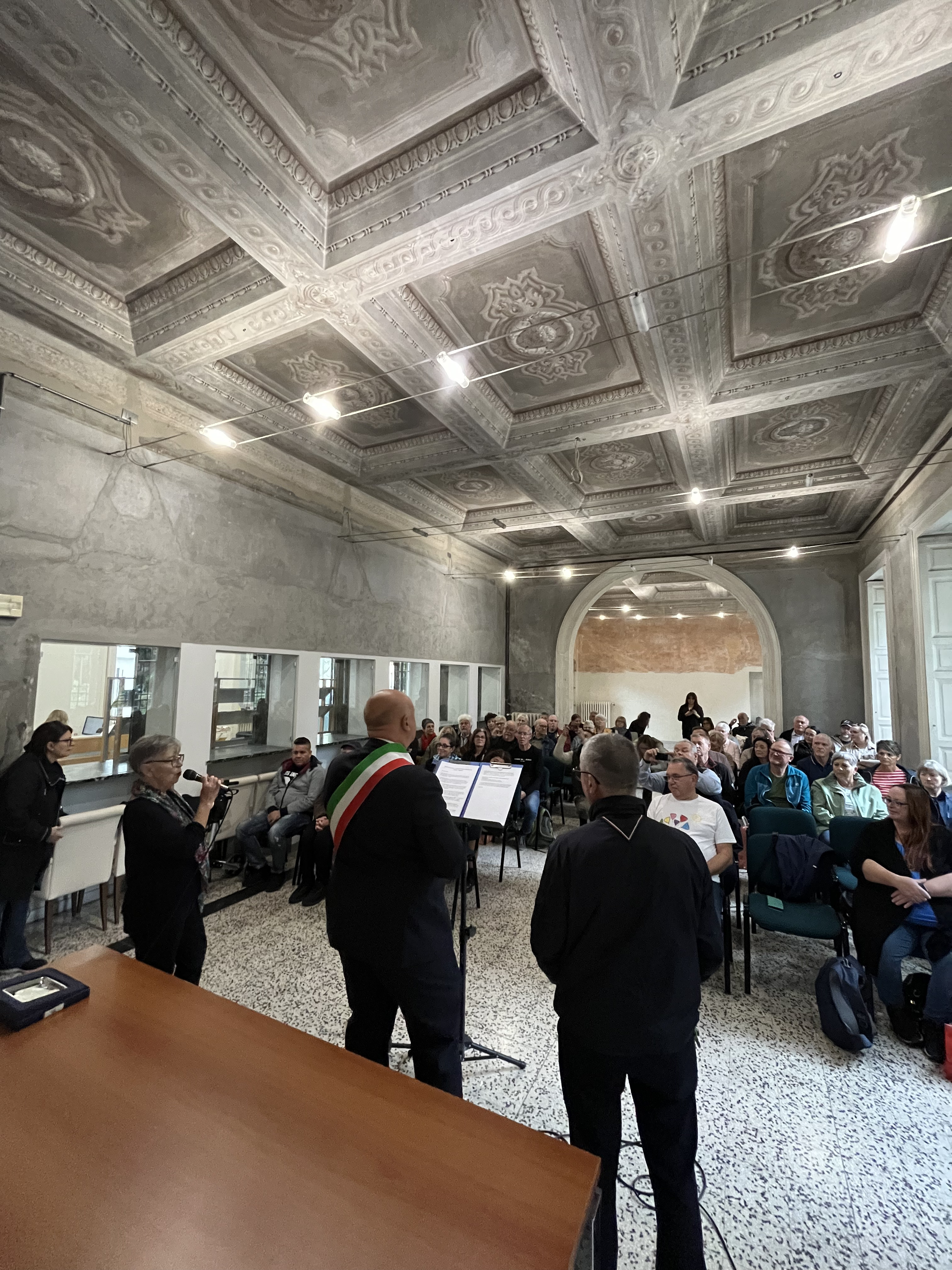 immagine di galleria 'Visita della delegazione di Langenstein'