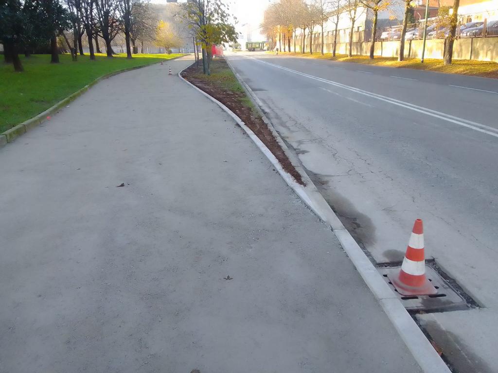 immagine di galleria 'Bicipolitana: la ciclabile di collegamento con il polo universitario di via Adamello'