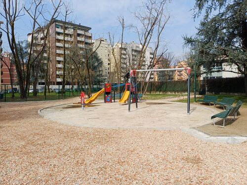 immagine di galleria 'Riqualificazione del giardino Bazzega-Corridoni Padovani'