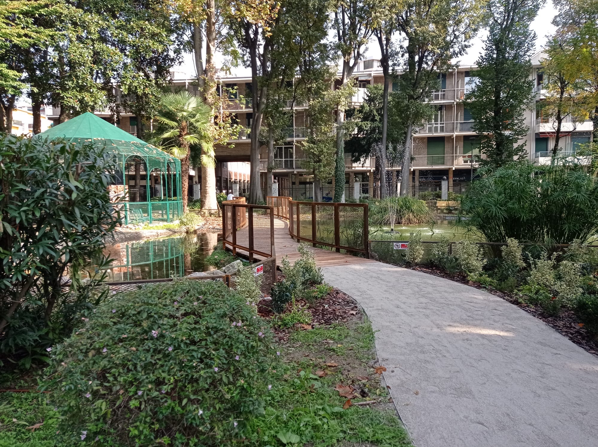 immagine di galleria 'Restyling del giardino di villa Mylius - prima parte'