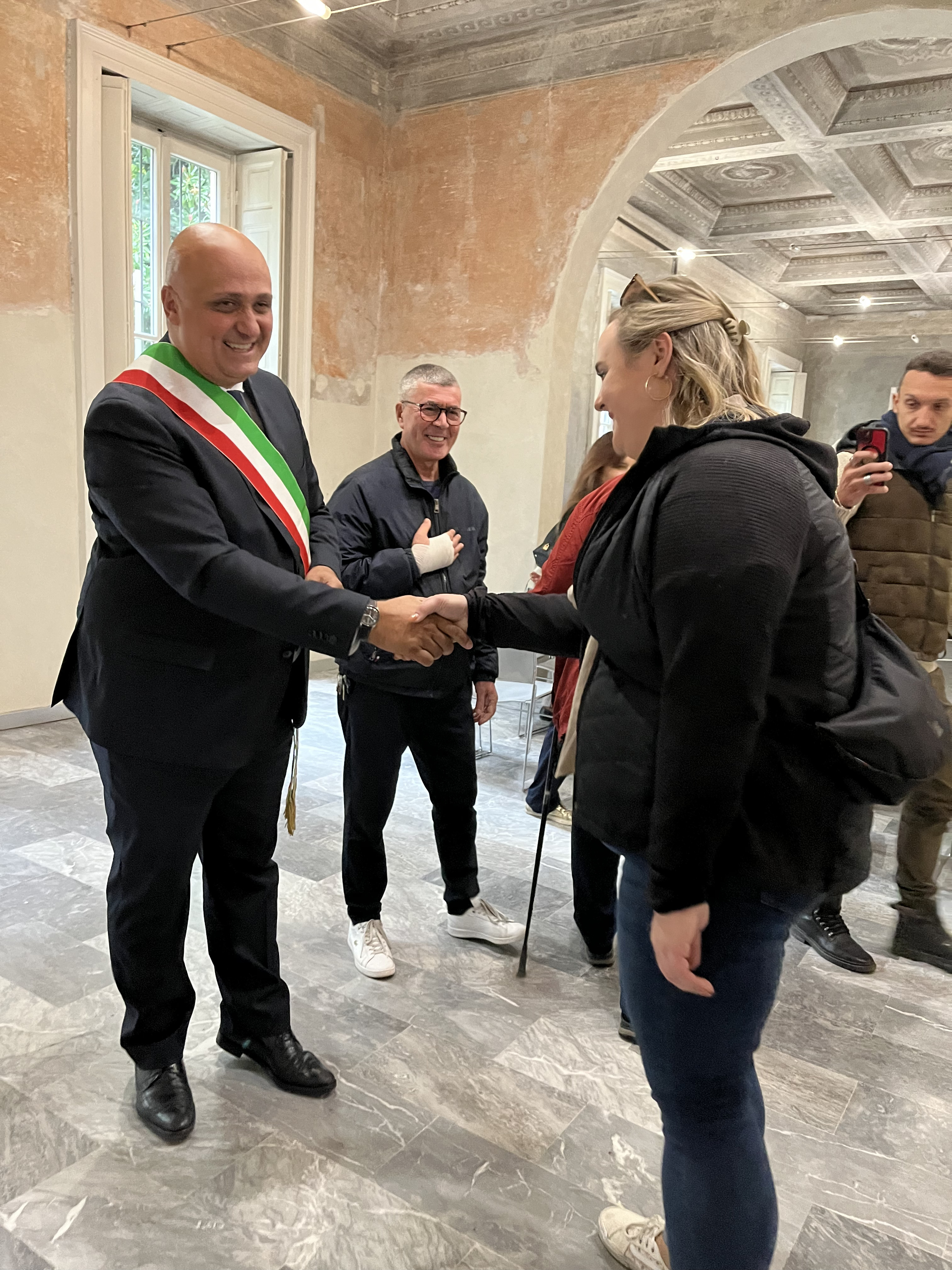 immagine di galleria 'Visita della delegazione di Langenstein'