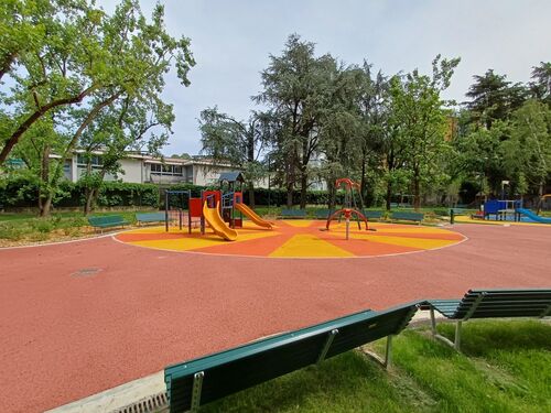 immagine di galleria 'Riqualificazione del giardino Bazzega'