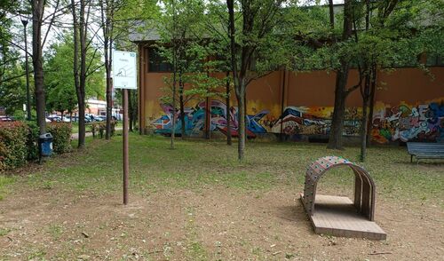 immagine di galleria 'Lavori di riqualificazione al Giardino Spazio Arte – Sandro Pertini'