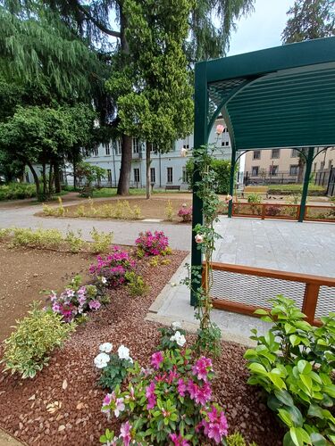 immagine di galleria 'Riqualificazione del giardino di villa Mylius - seconda parte'