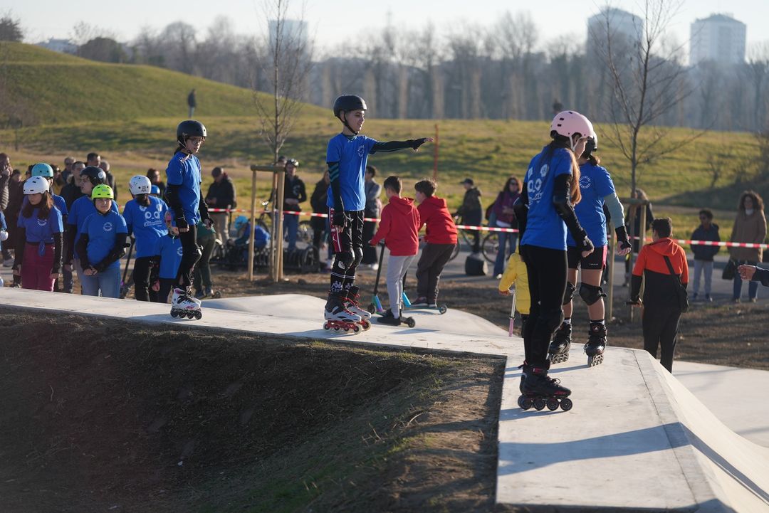 immagine di galleria 'Sixth plaza: la festa di inaugurazione dello skatepark nel Parco di Cascina Gatti'