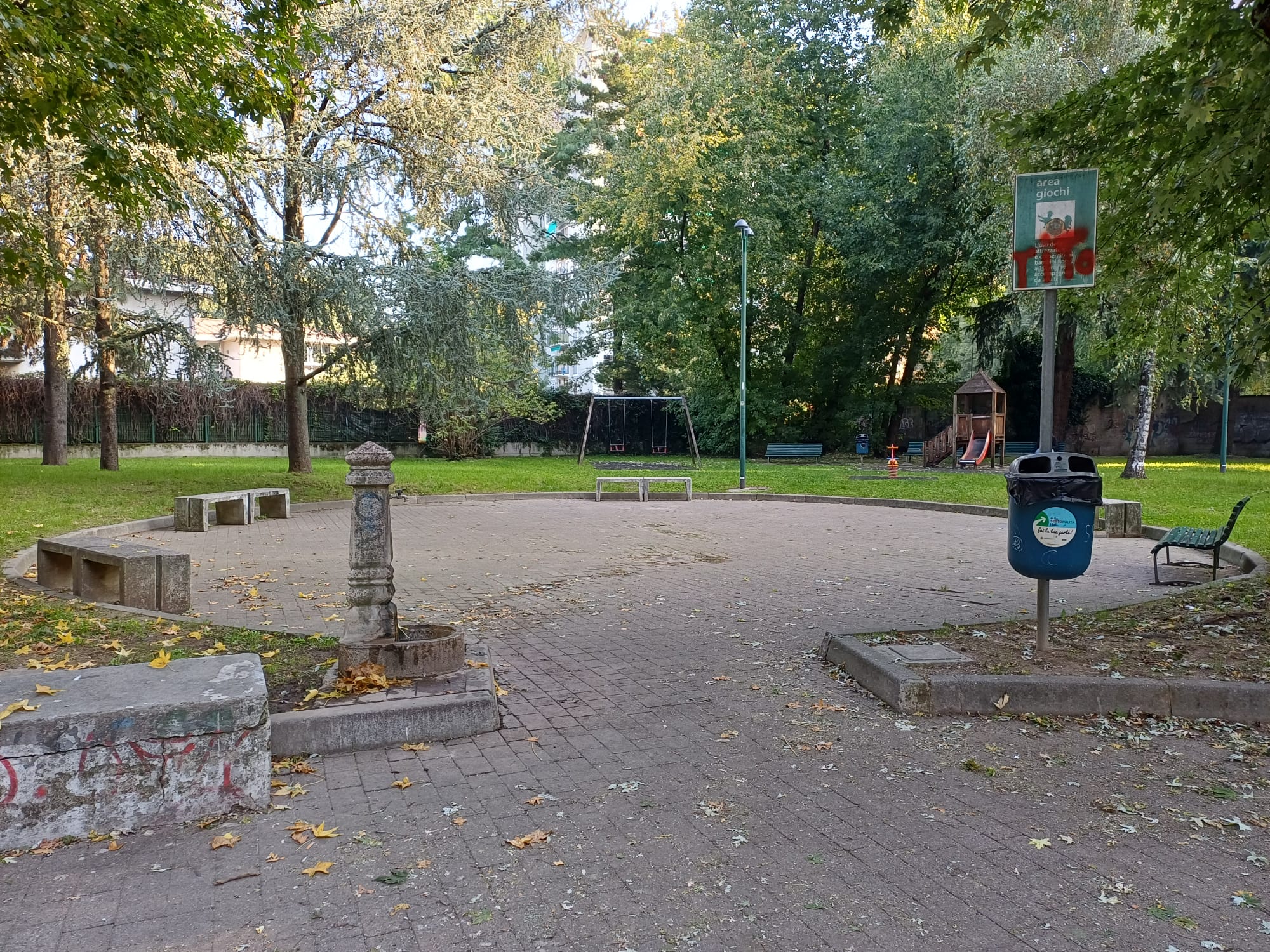 immagine di galleria 'Riqualificazione del giardino Bazzega-Corridoni Padovani'