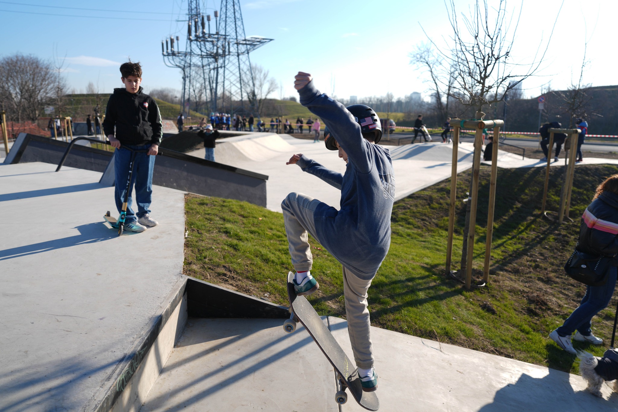 immagine di galleria 'Sixth plaza: la festa di inaugurazione dello skatepark nel Parco di Cascina Gatti'