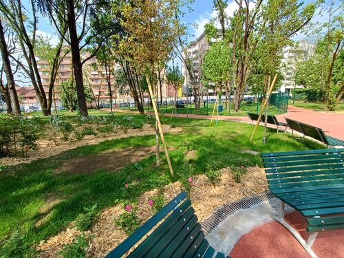 immagine di galleria 'Riqualificazione del giardino Bazzega-Corridoni Padovani'