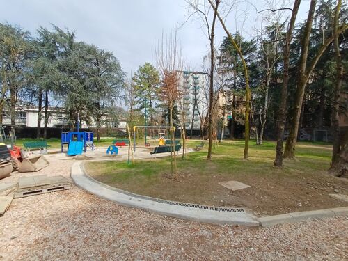 immagine di galleria 'Riqualificazione del giardino Bazzega-Corridoni Padovani'