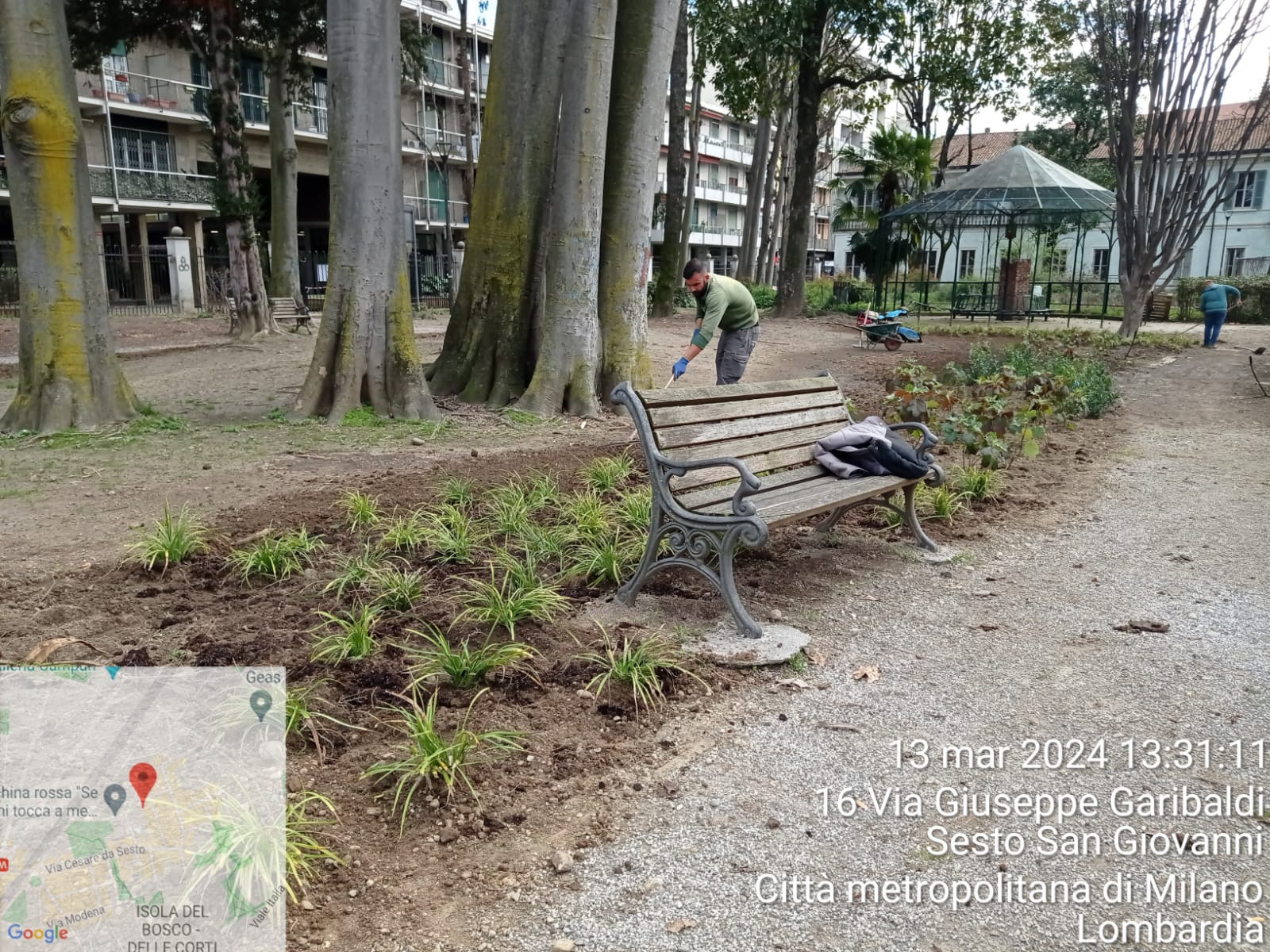 immagine di galleria 'Restyling del giardino di villa Mylius - prima parte'