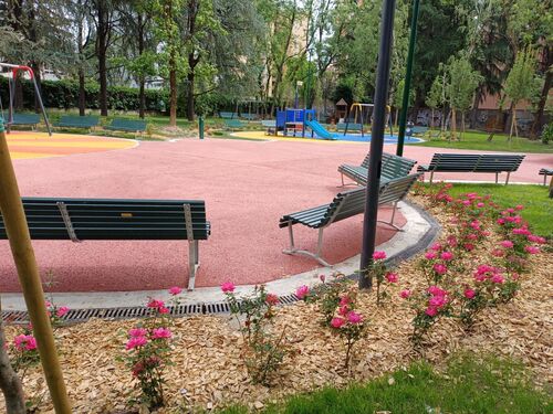immagine di galleria 'Riqualificazione del giardino Bazzega'