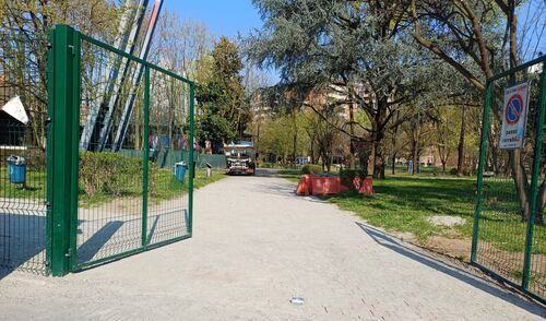immagine di galleria 'Lavori di riqualificazione al Giardino Spazio Arte – Sandro Pertini'