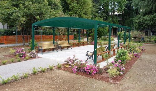 immagine di galleria 'Riqualificazione del giardino di villa Mylius - seconda parte'
