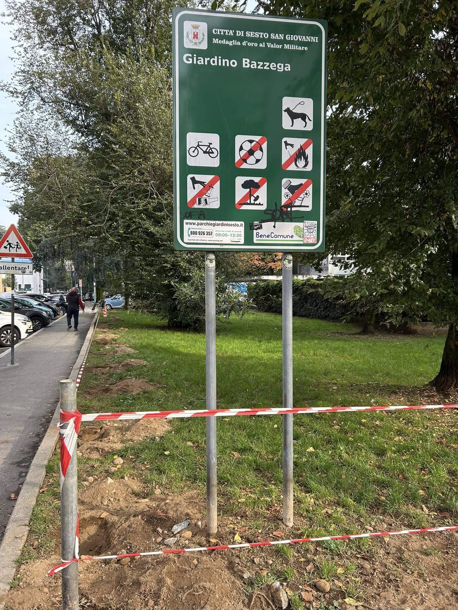 immagine di galleria 'Riqualificazione del giardino Bazzega-Corridoni Padovani'