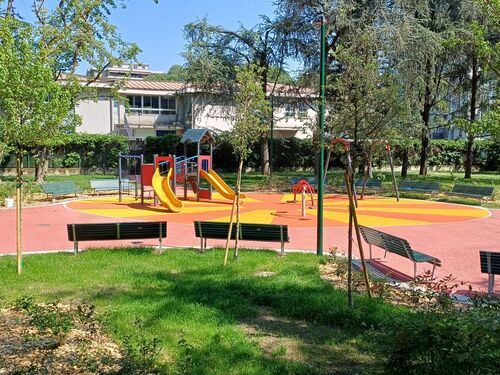 immagine di galleria 'Riqualificazione del giardino Bazzega-Corridoni Padovani'