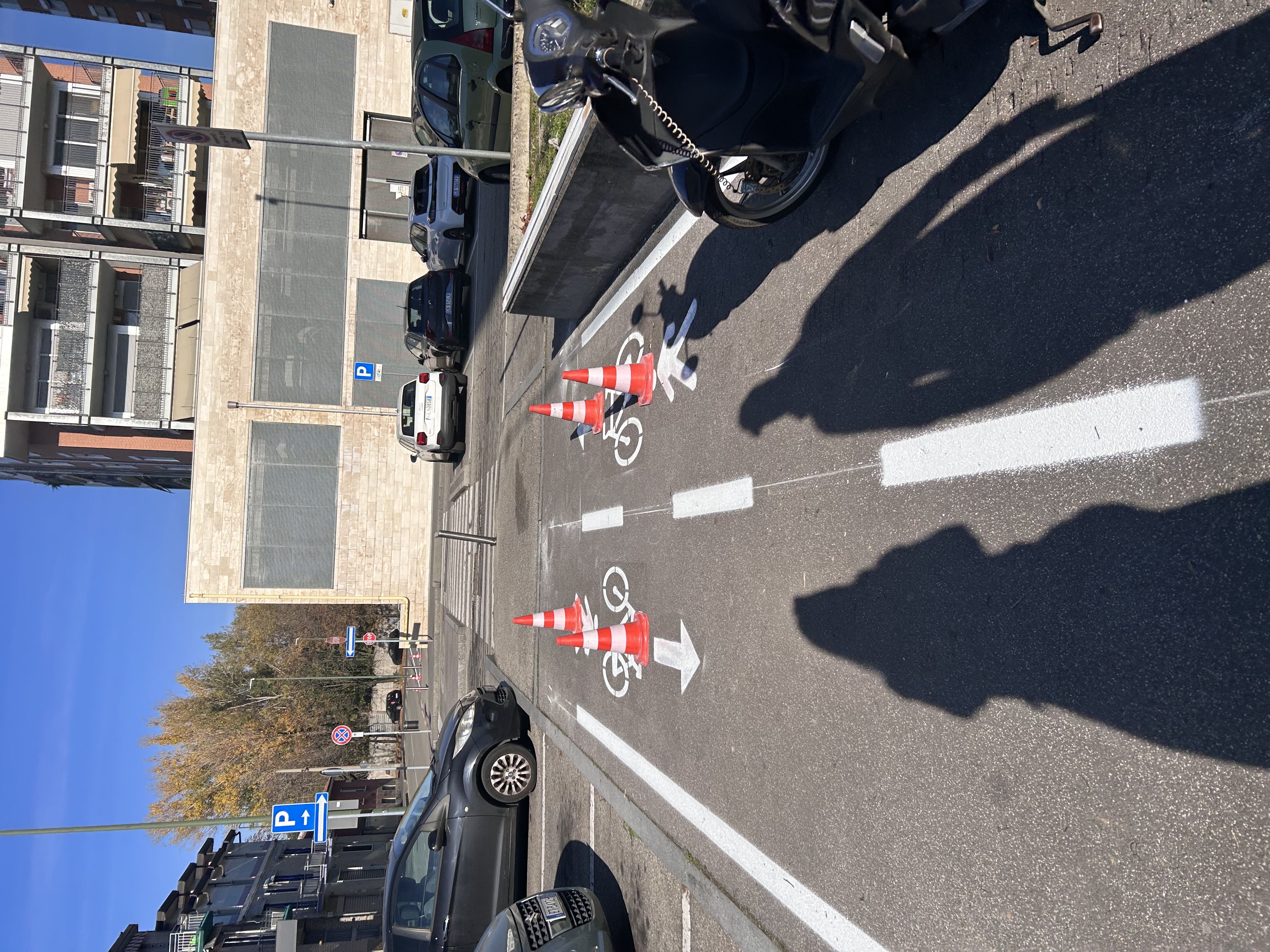 immagine di galleria 'Bicipolitana: la ciclabile di collegamento con il polo universitario di via Adamello'
