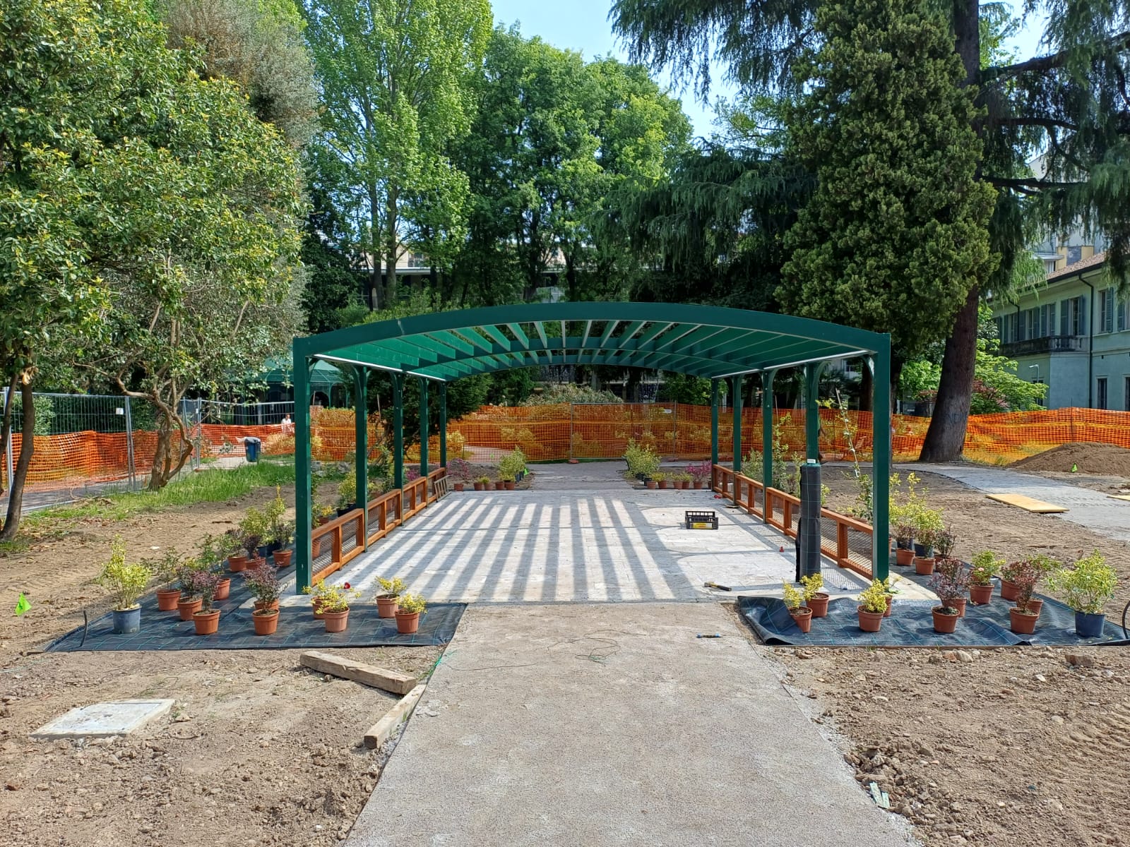 Ingrandisci immagine - villa mylius pergolato