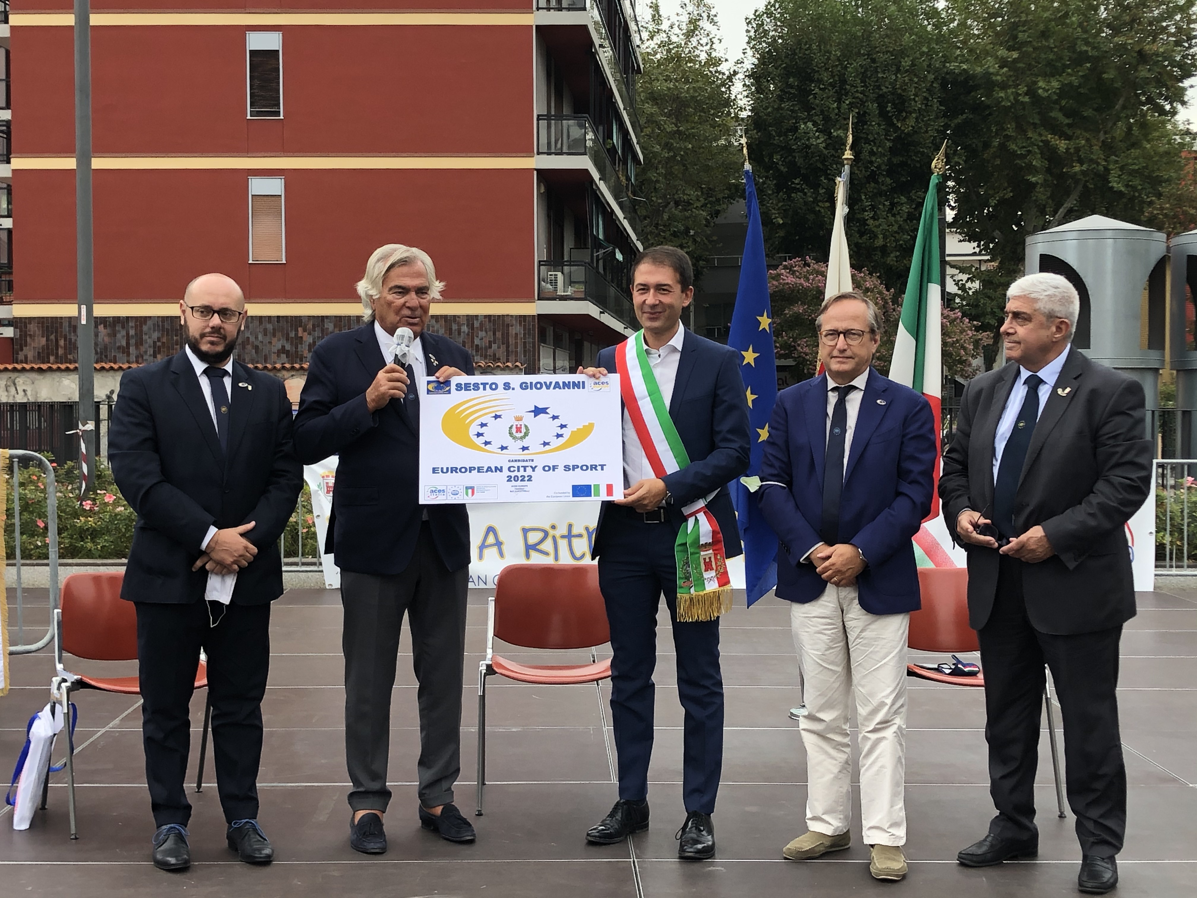 Conferenza stampa difesa della candidatura - Festa dello Sport, Salute, Volontariato 2020