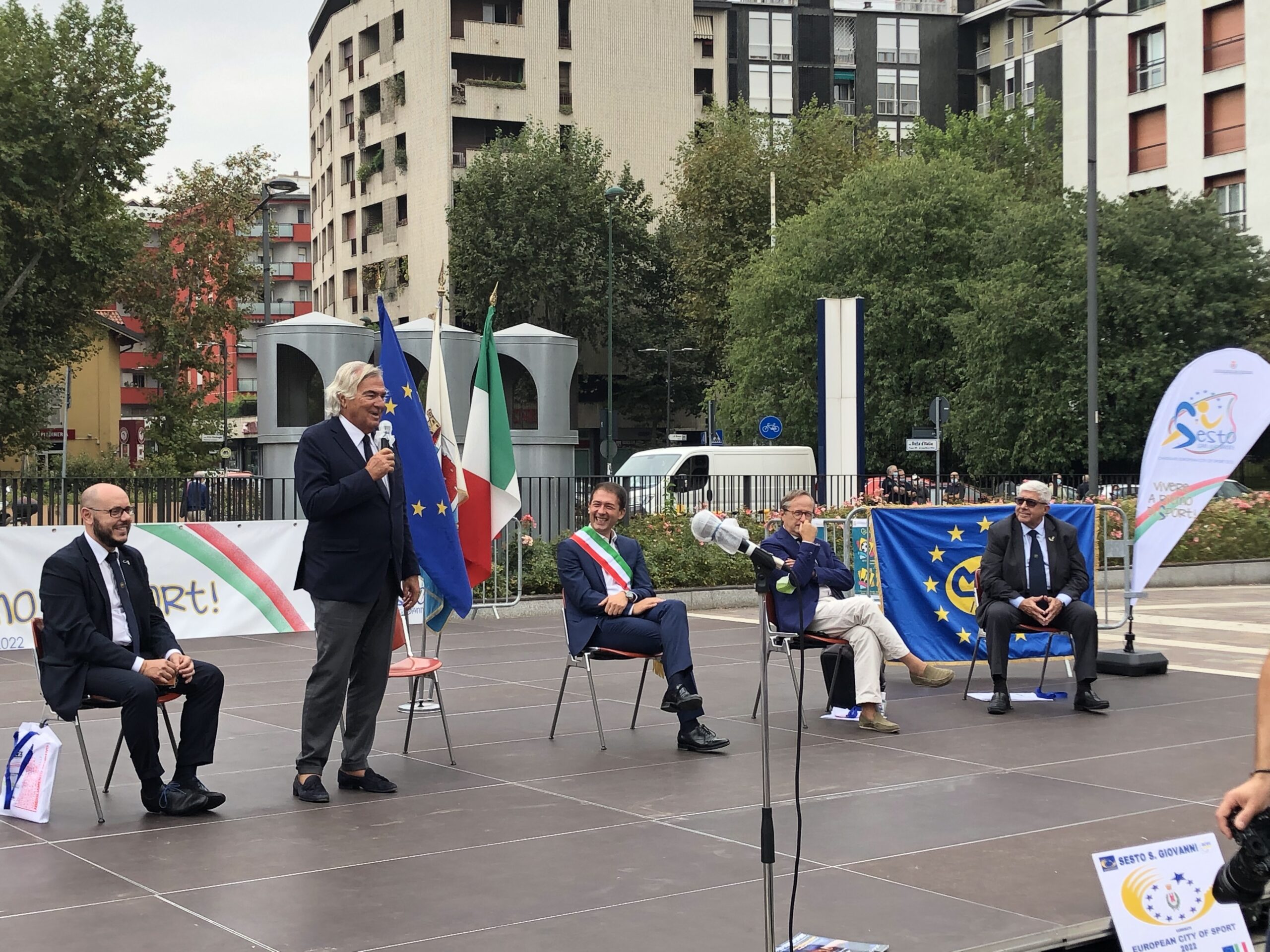 Conferenza stampa difesa della candidatura - Festa dello Sport, Salute, Volontariato 2020