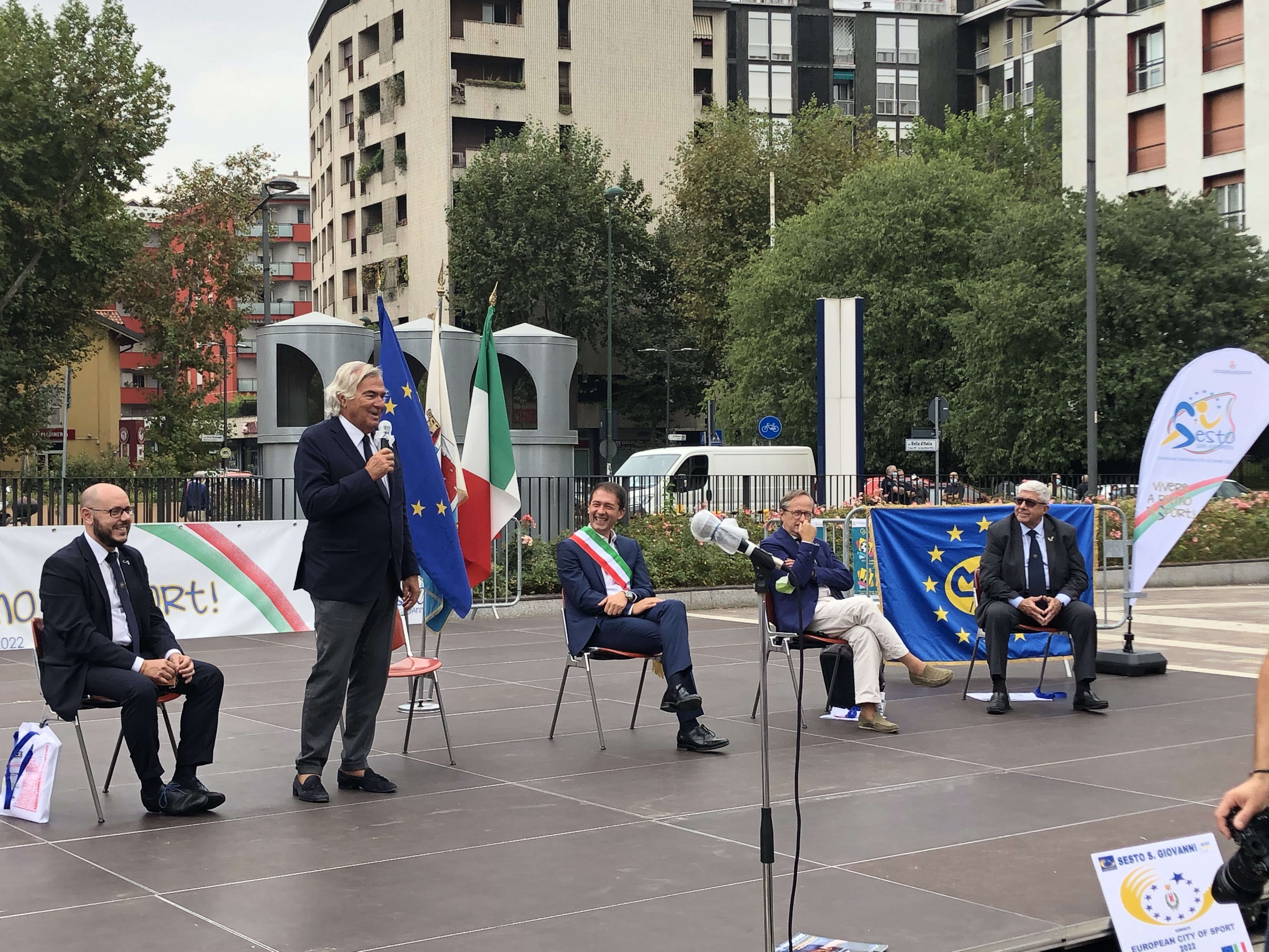 Conferenza stampa difesa della candidatura - Festa dello Sport, Salute, Volontariato 2020