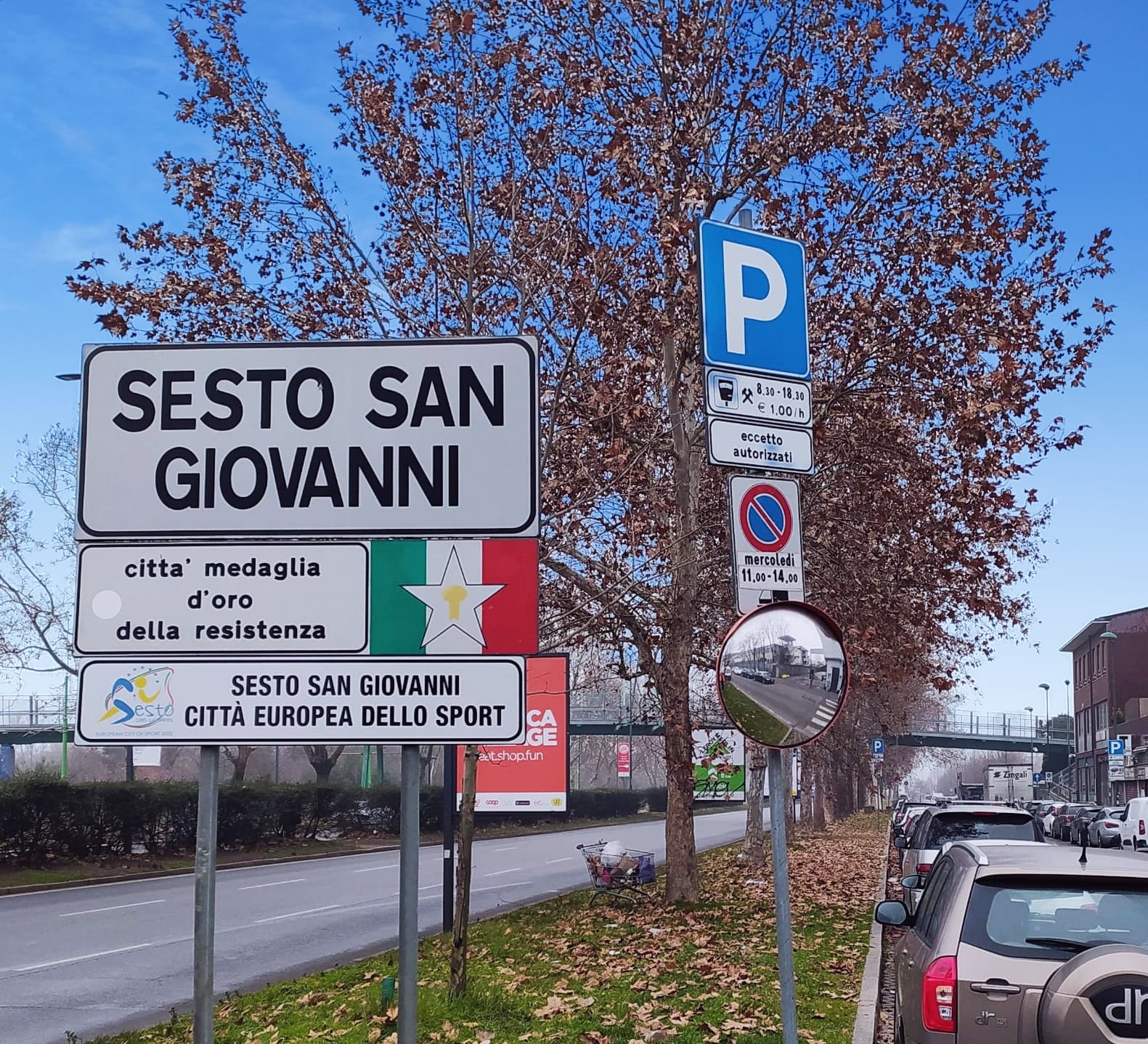 cartello Citt&agrave; Europea dello Sport 2022