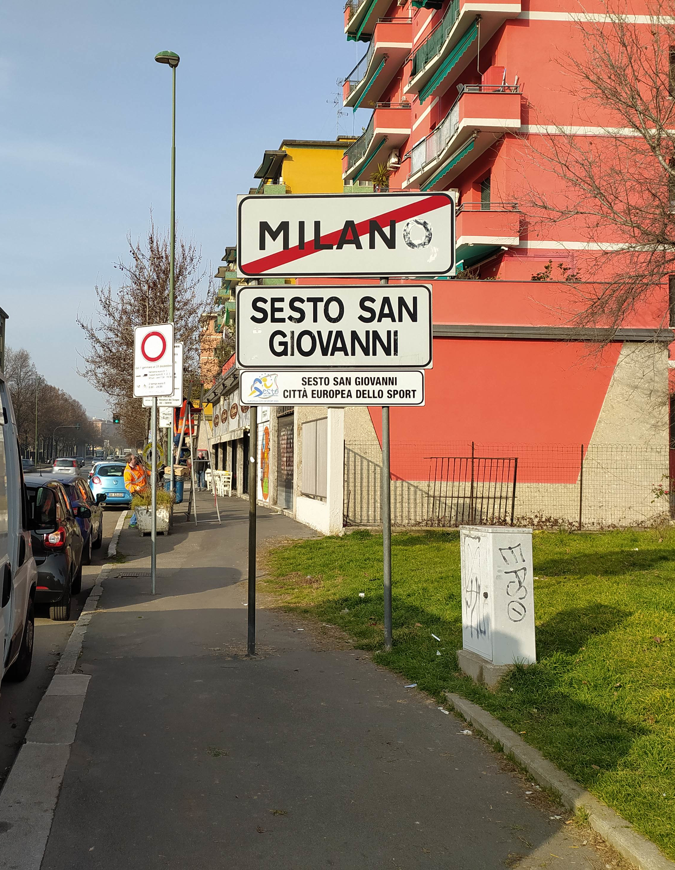 cartello Citt&agrave; Europea dello Sport 2022