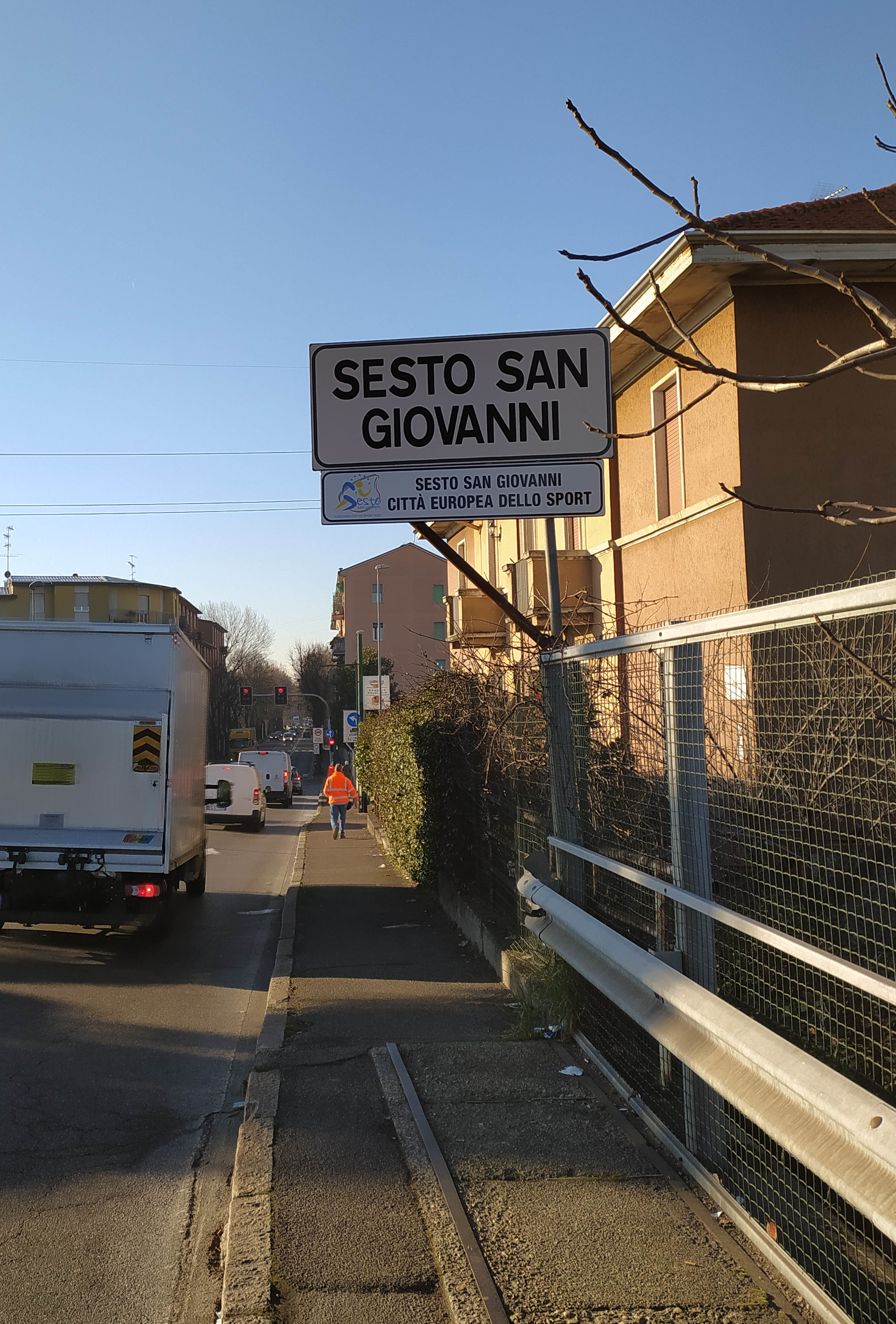 cartello Citt&agrave; Europea dello Sport 2022