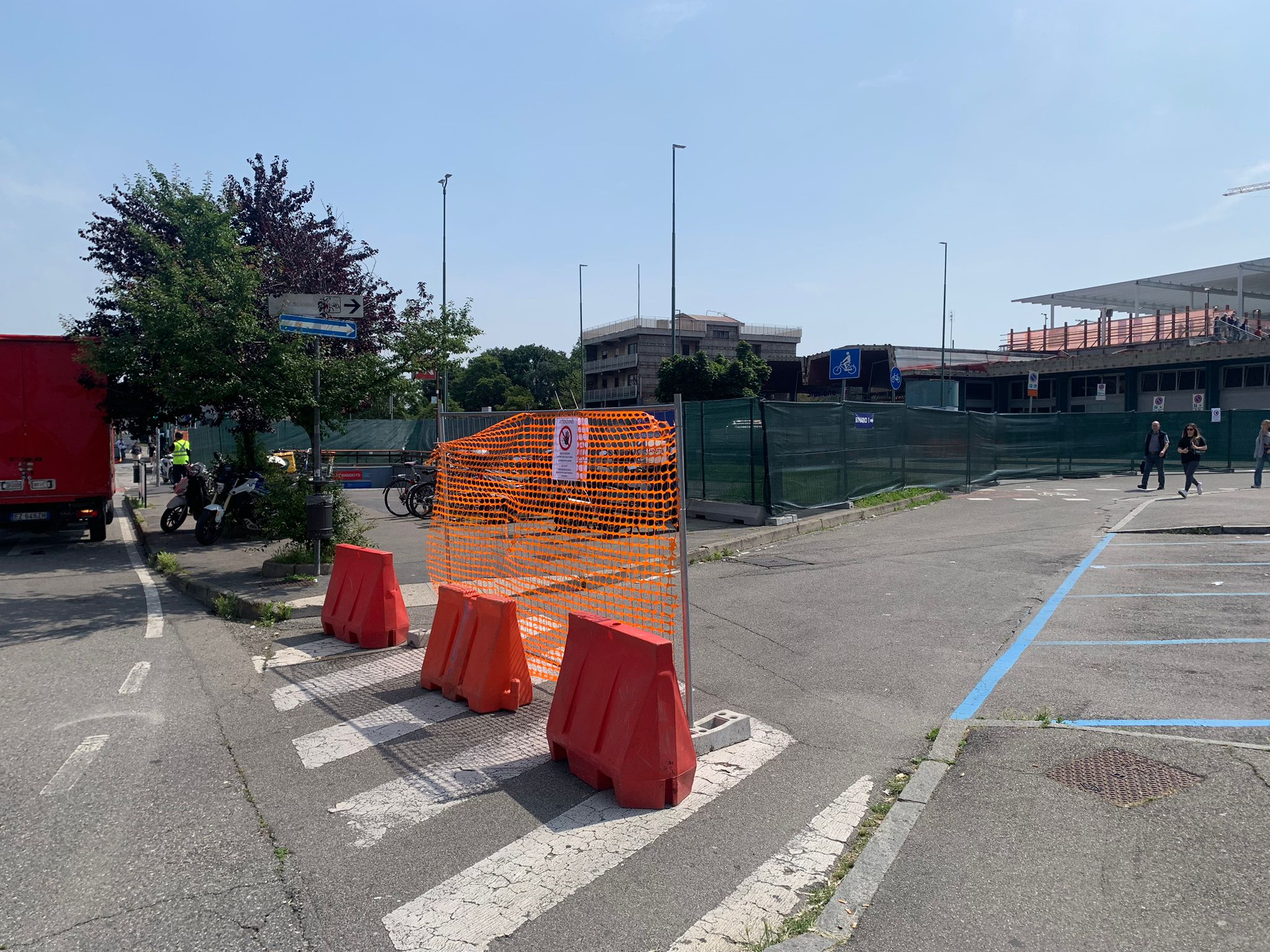 foto del cantiere giugno 2024 stazione 1 maggio