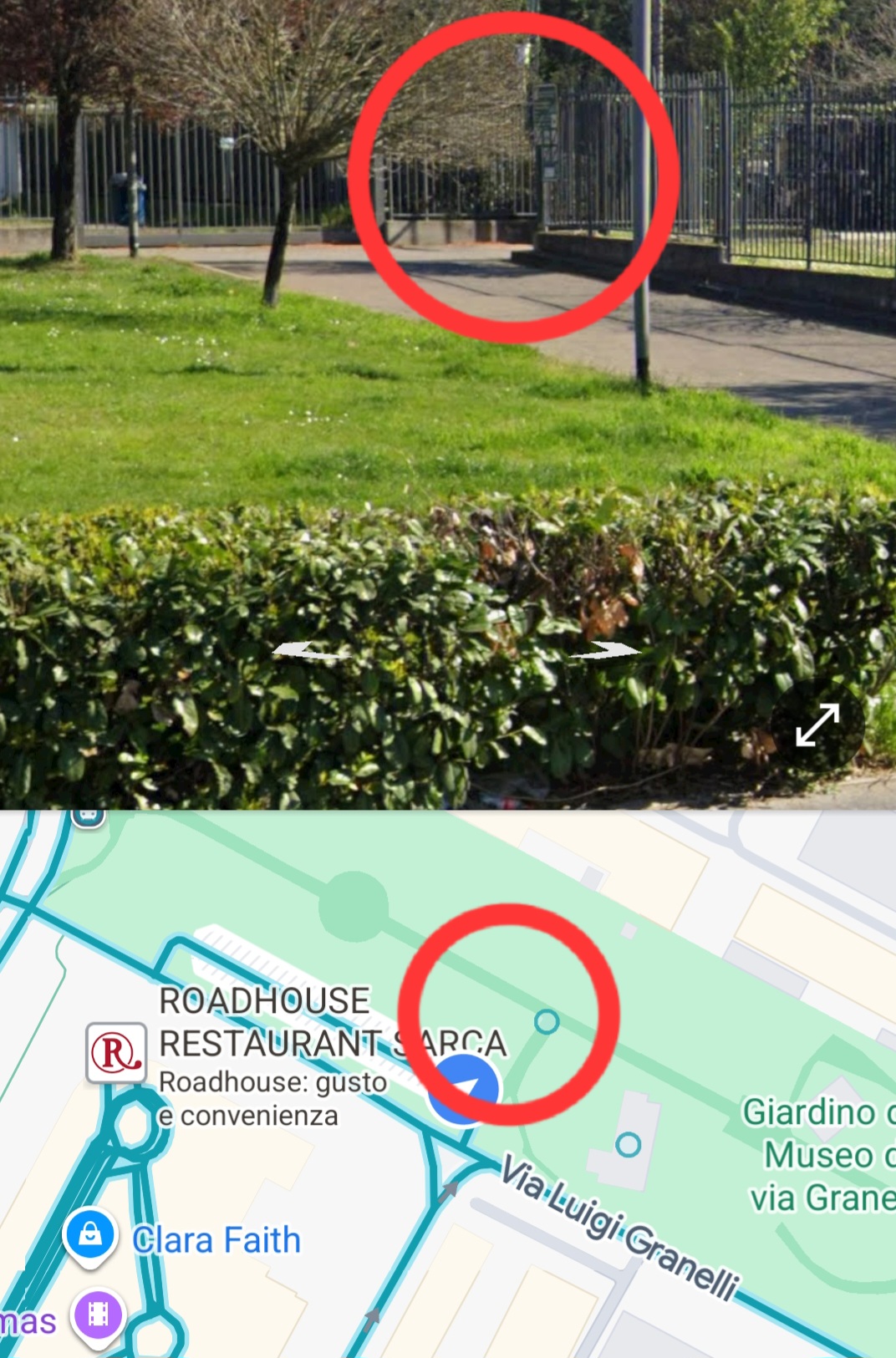 Cancello via Granelli del Carroponte